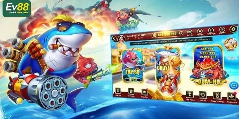 Bắn Cá EV88 - Hạ Gục Sinh Vật Biển Nhận Ngàn Tỷ Siêu Tốc Danh sách các game bắn cá EV88 được yêu thích nhất năm.